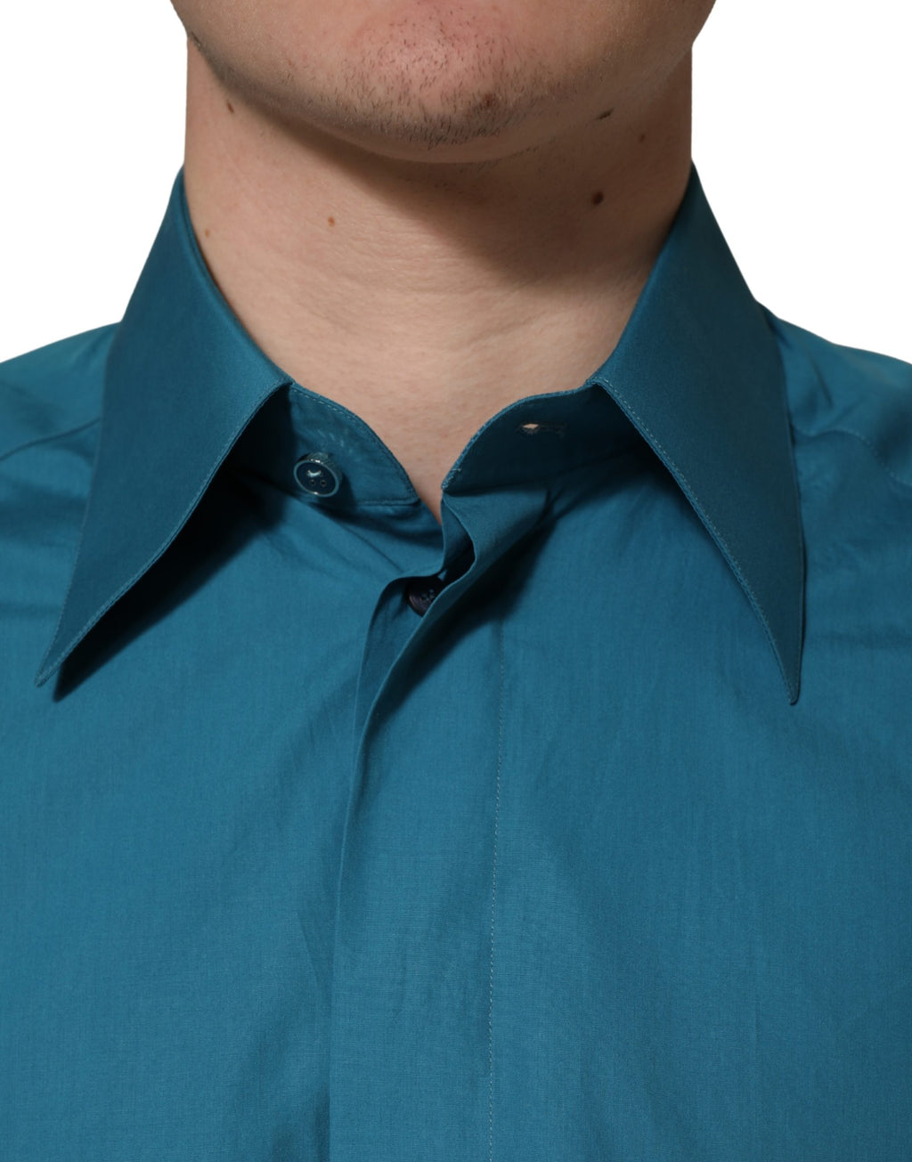 Blue SARTORIA Long Sleeve Cotton Dress Shirt