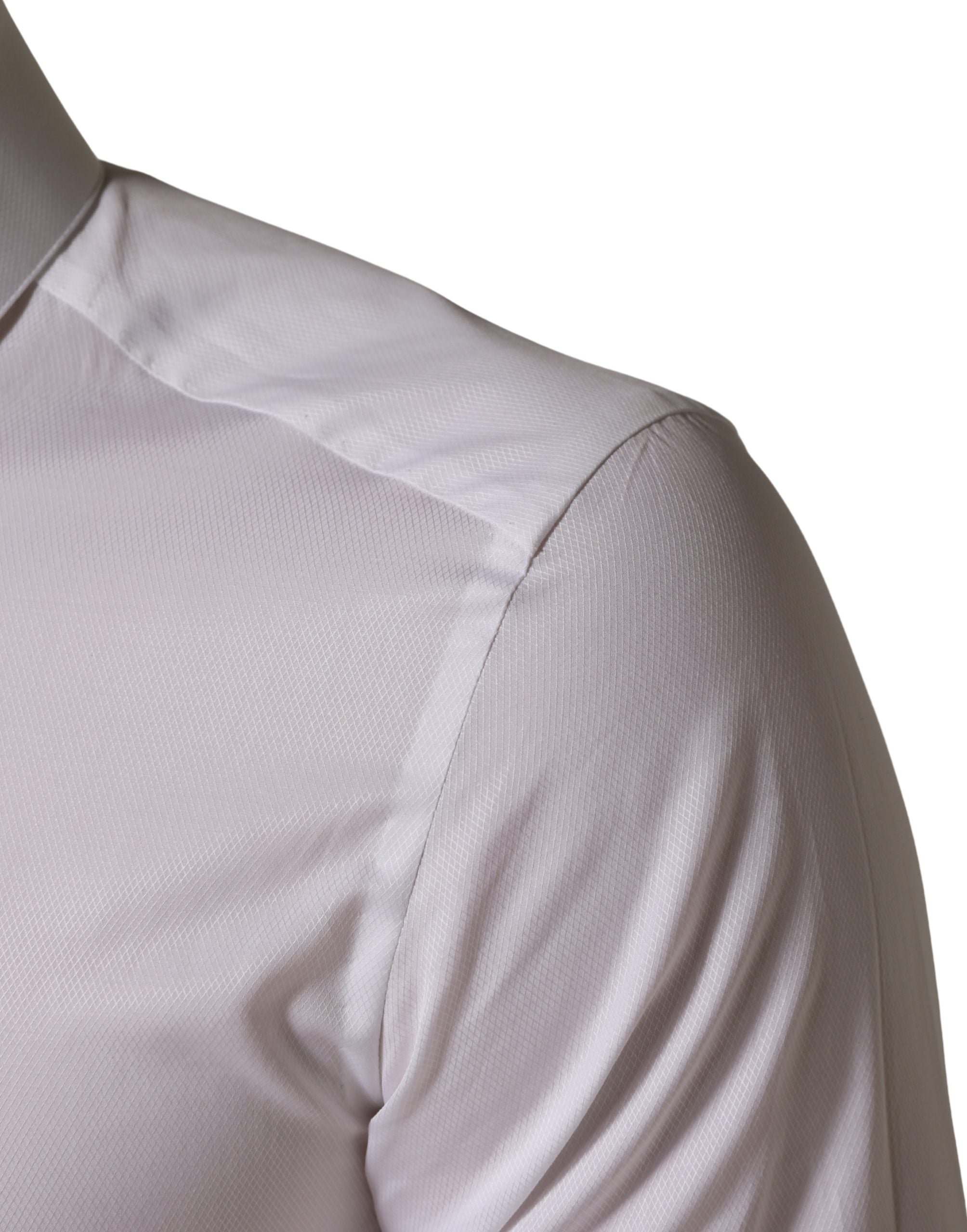 White Cotton Short Sleeves Button Down Shirt