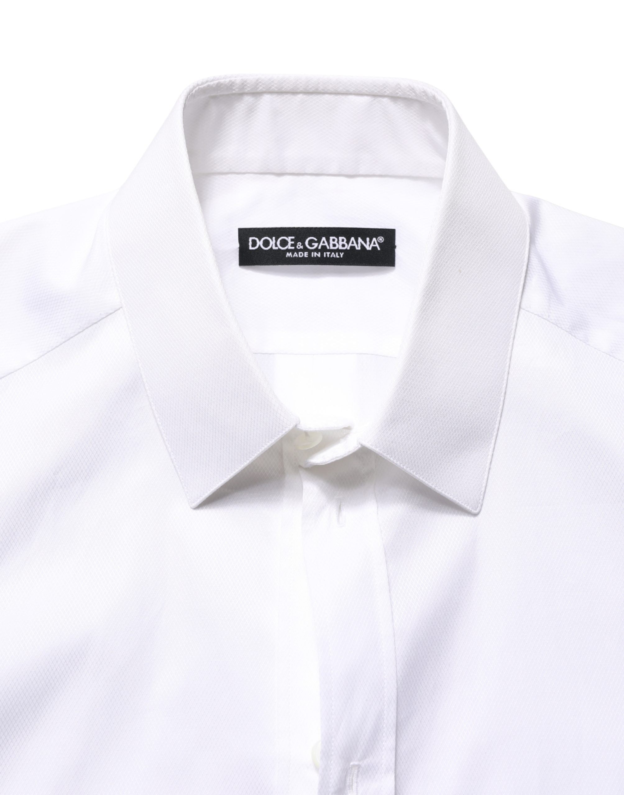 White Cotton Short Sleeves Button Down Shirt