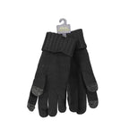 Black Wool Men's Glove