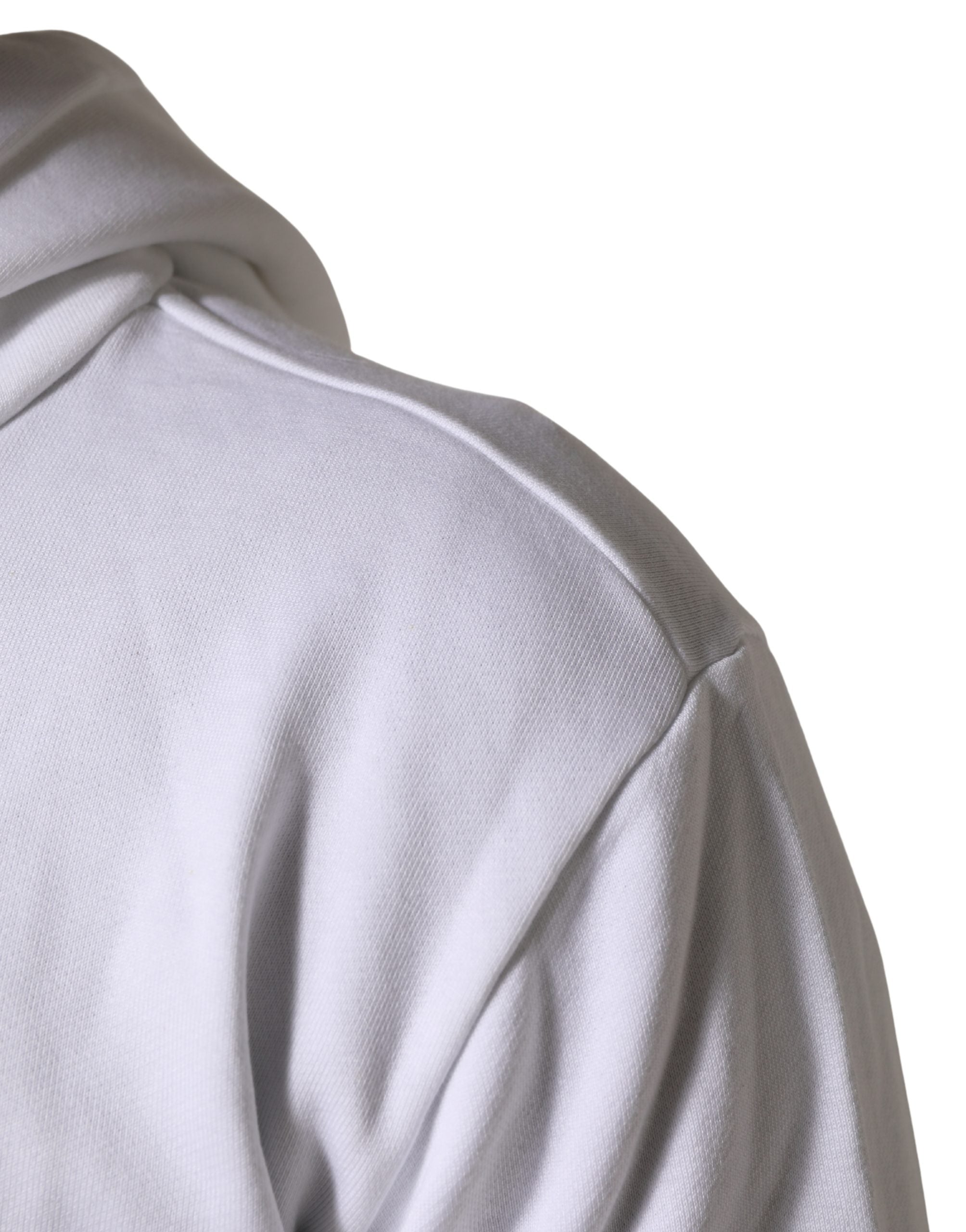 White Sacred Heart Hooded Sweatshirt Sweater