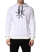 White Sacred Heart Hooded Sweatshirt Sweater