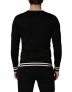Black King Of Hearts Men Crew Neck Pullover Sweater