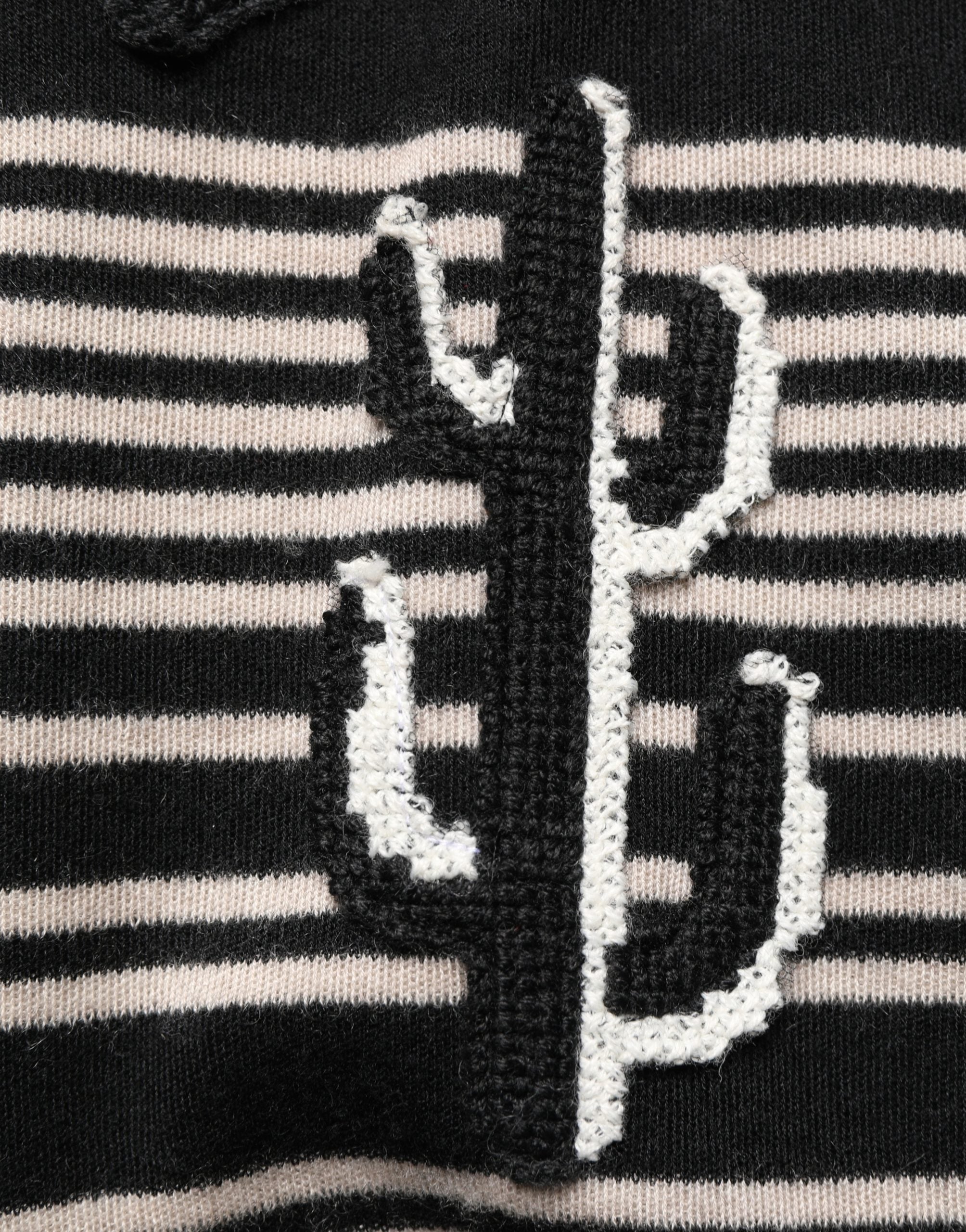 Multicolor Cashmere Striped CrewNeck Sweater