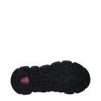 Black Fabric Athletic Sneakers