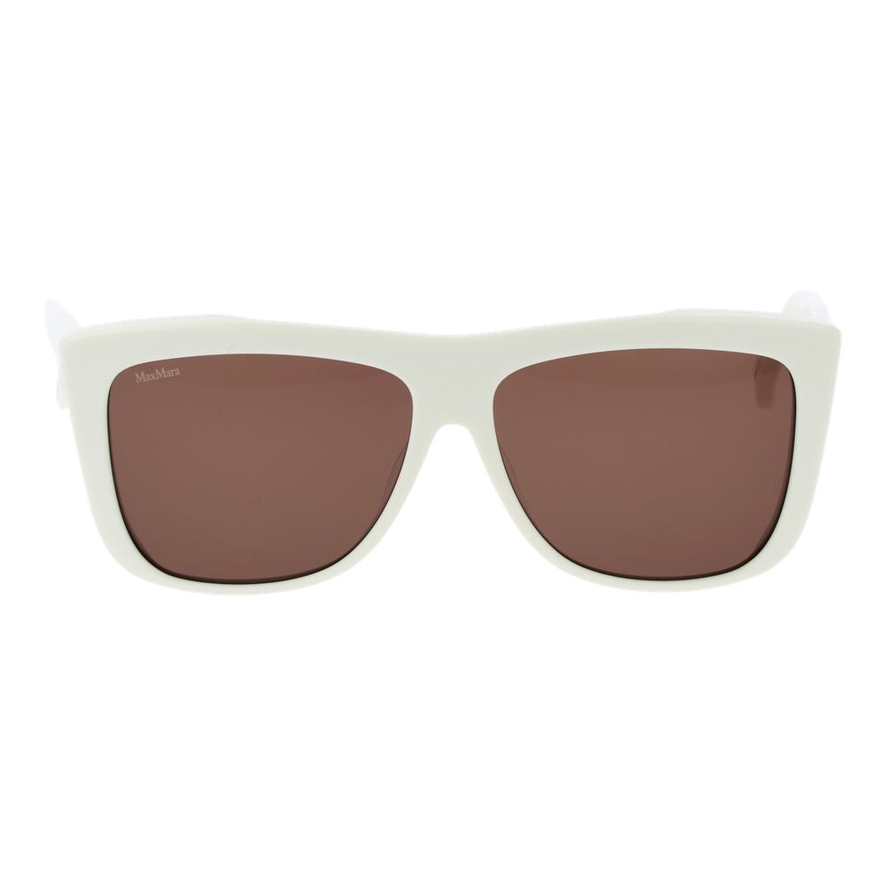 White Acetate Sunglasses