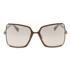 Brown Metal Sunglasses