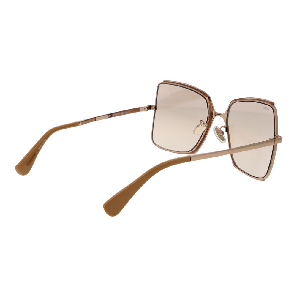 Brown Metal Sunglasses