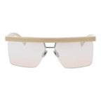 Beige Plastic Sunglasses