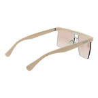 Beige Plastic Sunglasses