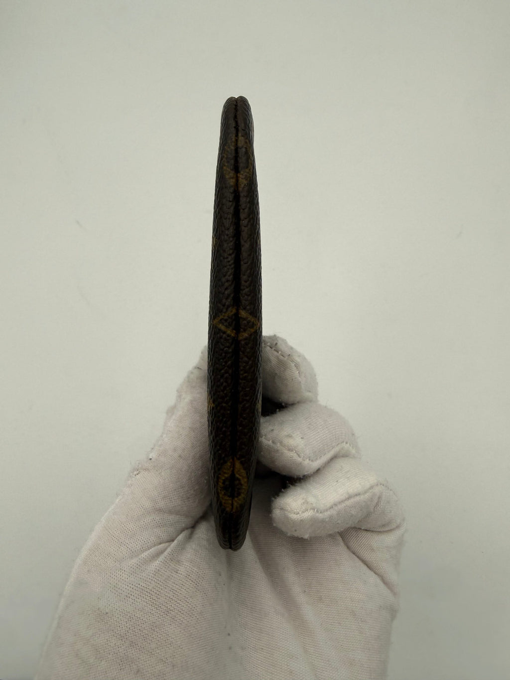 LOUIS VUITTON Monogram Coin Purse Card Holder with Chain