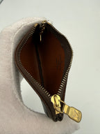 LOUIS VUITTON Monogram Coin Purse Card Holder with Chain