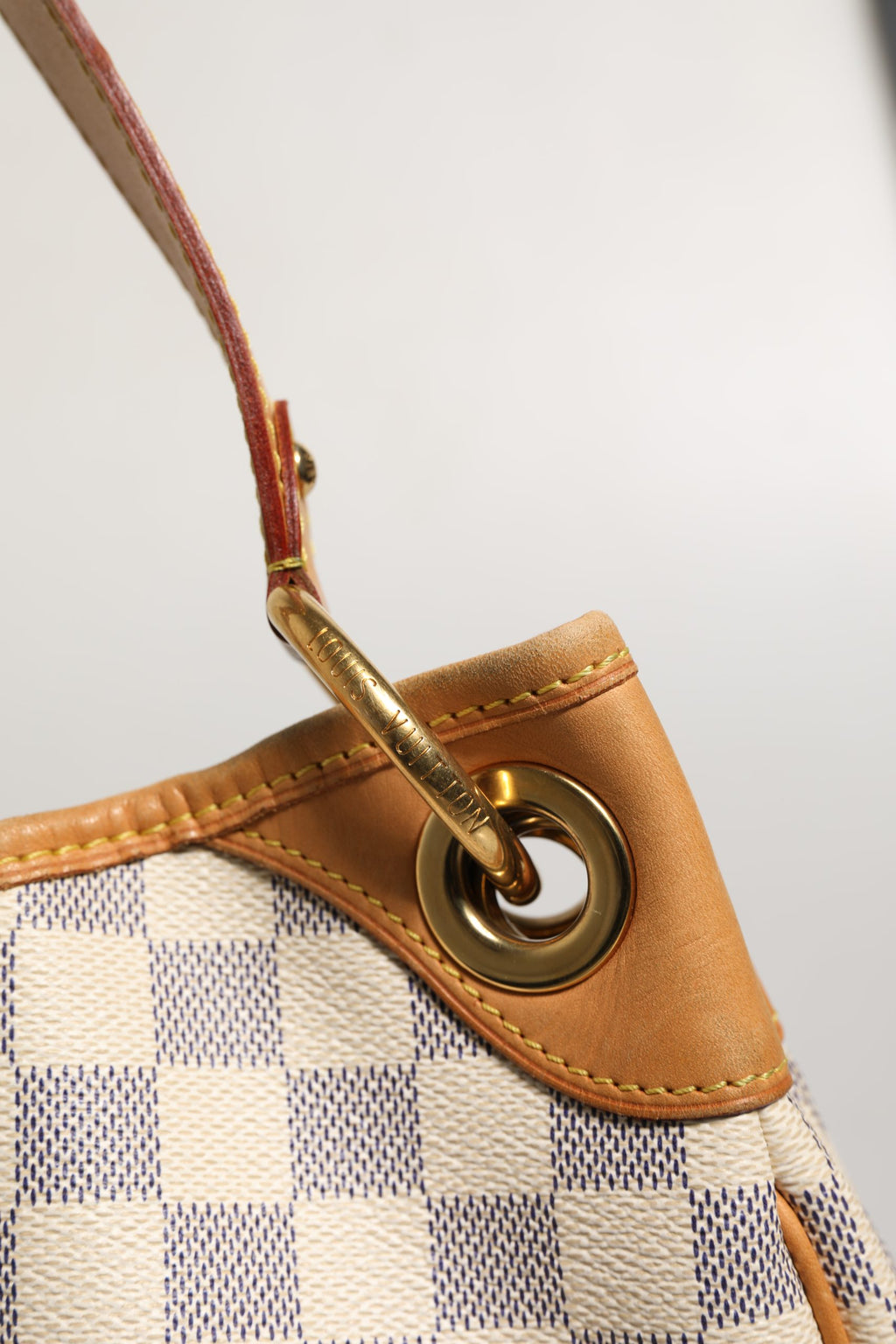 Damier Azur Canvas Galliera PM Shoulder Bag