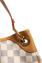 Damier Azur Canvas Galliera PM Shoulder Bag