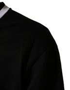 Black DGLogo Print Cotton Sweatshirt Sweater