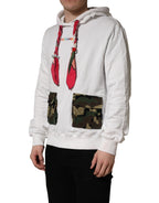 White Camouflage Hooded Sweatshirt Sweater