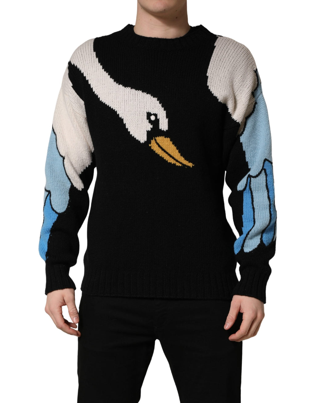Black Duck Cashmere CrewNeck Pullover Sweater