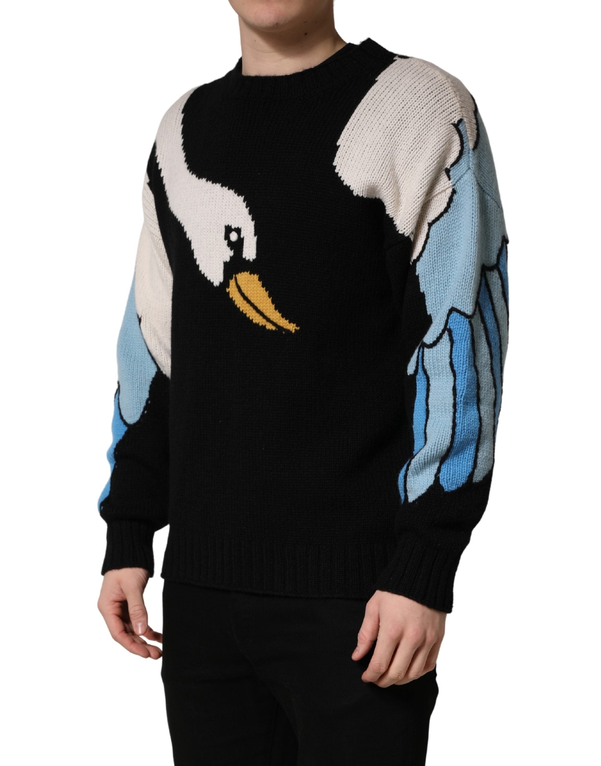 Black Duck Cashmere CrewNeck Pullover Sweater