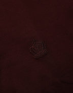 Maroon Collared Short Sleeves Polo T-shirt