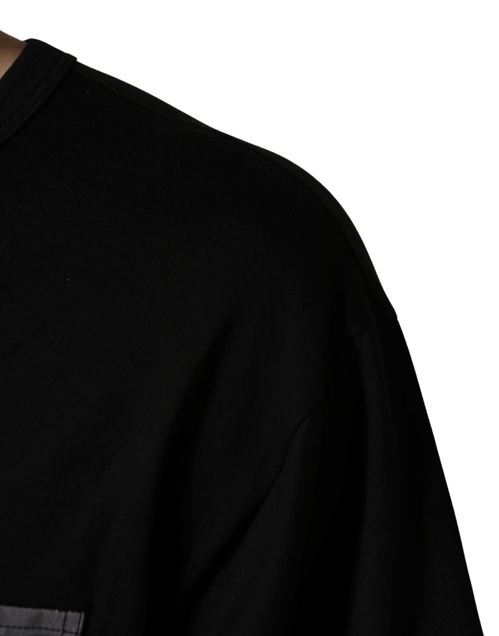 Black Camouflage Pocket Oversized T-shirt