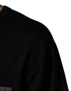 Black Camouflage Pocket Oversized T-shirt