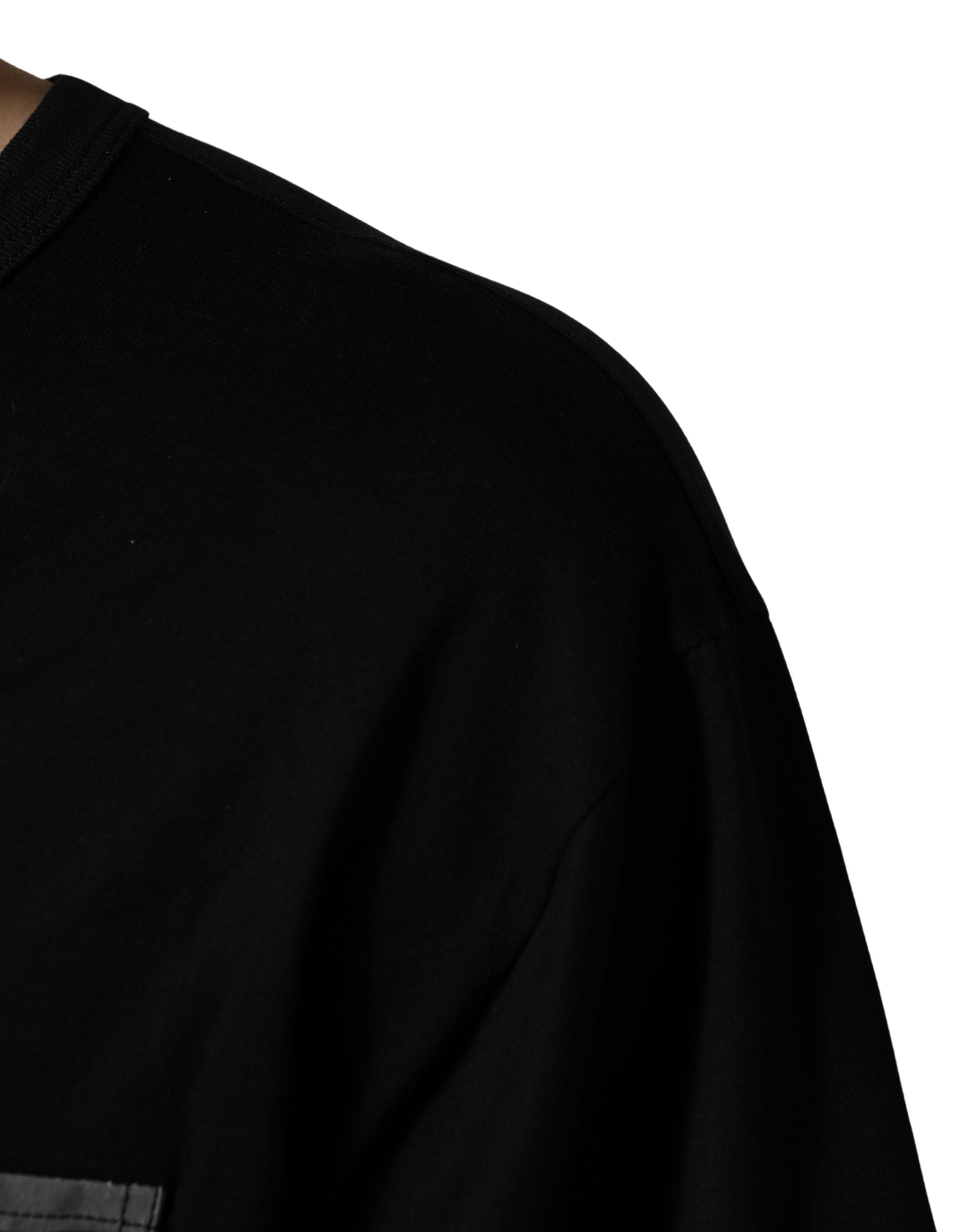 Black Camouflage Pocket Oversized T-shirt