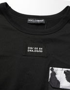 Black Camouflage Pocket Oversized T-shirt