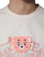 Green Tie-Dye Graphic Print Cotton Crewneck  T-shirt