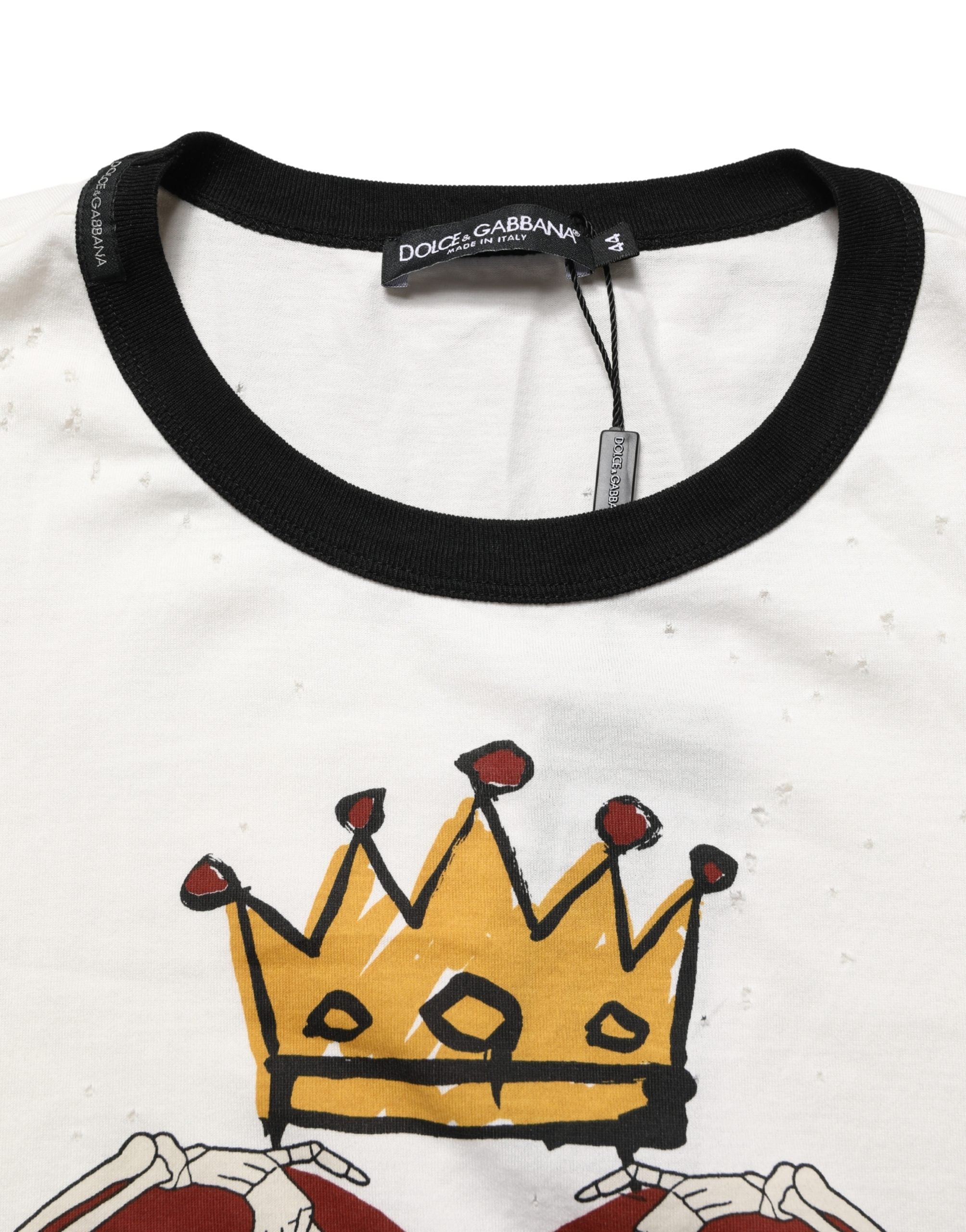 White King Of Love Print Cotton Men Jersey T-shirt