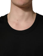 Black Cotton Sleeveless Men Tank Top T-shirt