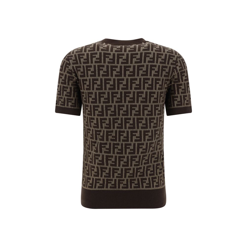 Brown Cotton T-Shirt