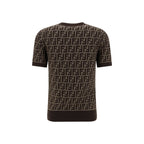 Brown Cotton T-Shirt