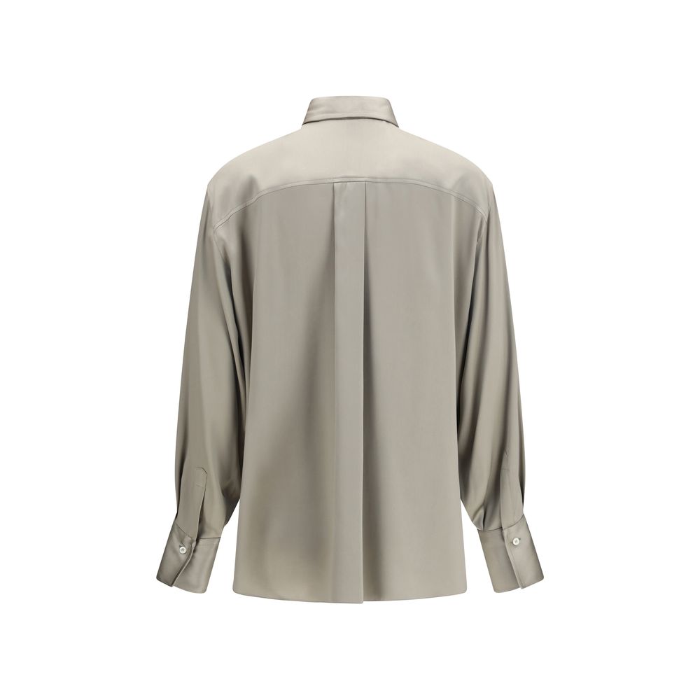 Bicolor Silk Shirt