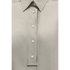 Bicolor Silk Shirt