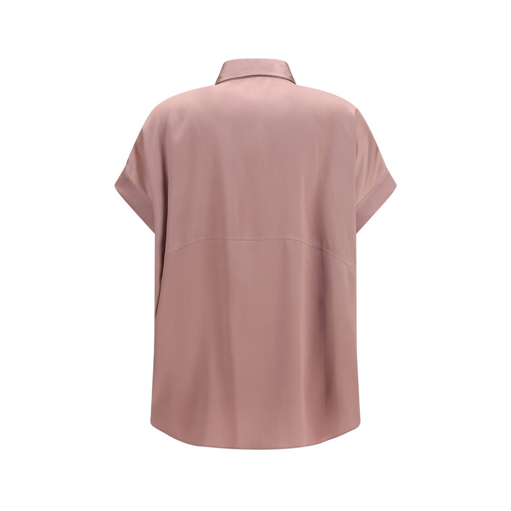 Multicolor Silk Shortsleeve Shirt