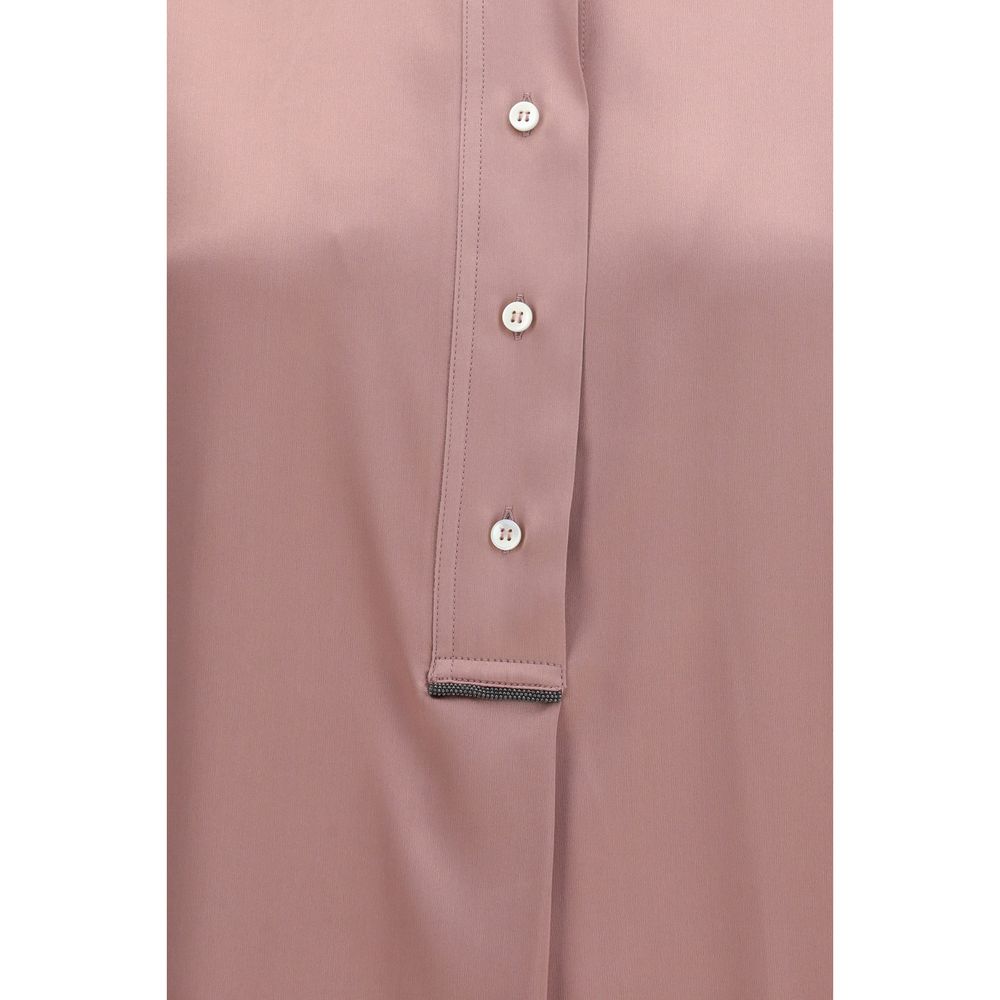 Multicolor Silk Shortsleeve Shirt