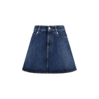 Blue Denim Skirt