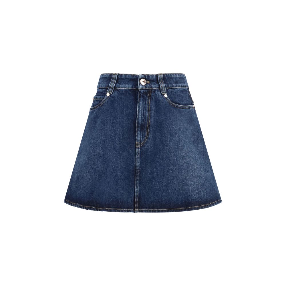 Blue Denim Skirt