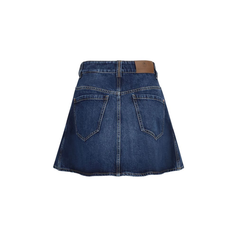 Blue Denim Skirt