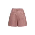 Multicolor Cotton Bermuda Shorts