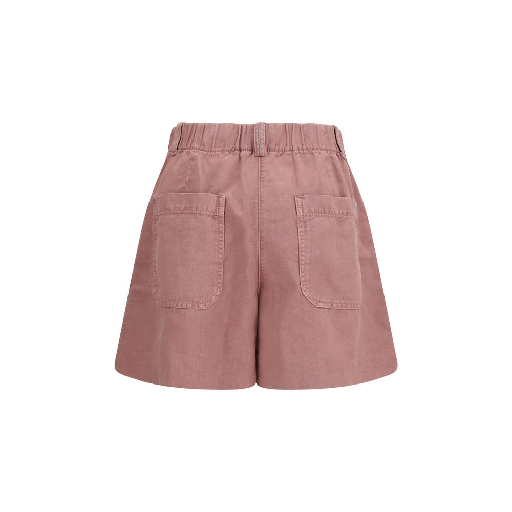 Multicolor Cotton Bermuda Shorts
