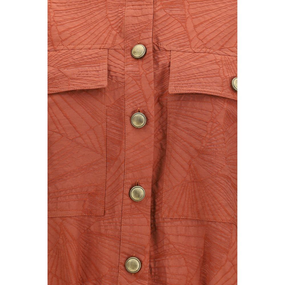 Orange Cotton Coat