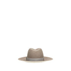 Beige Straw Fedora