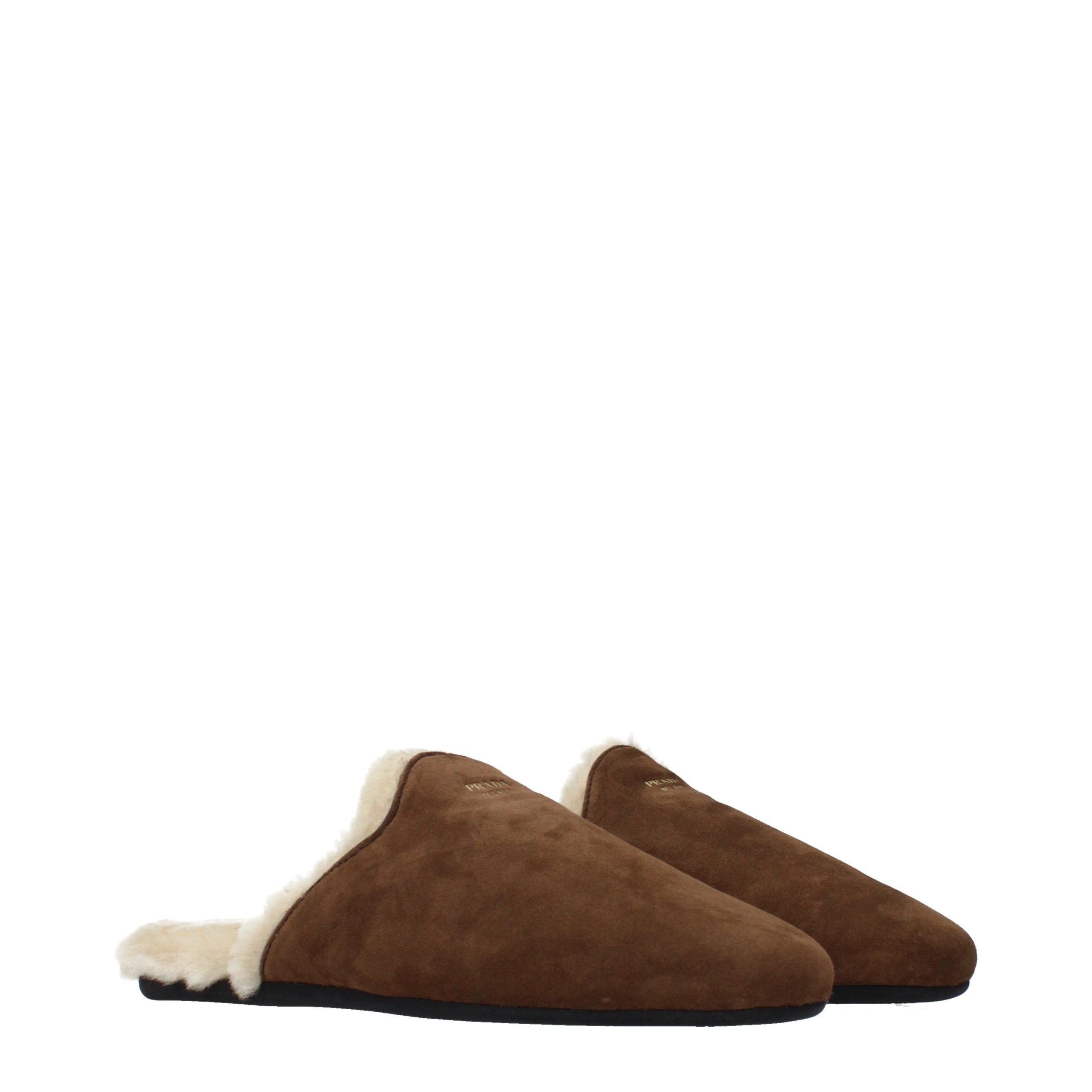 Brown Leather Slippers