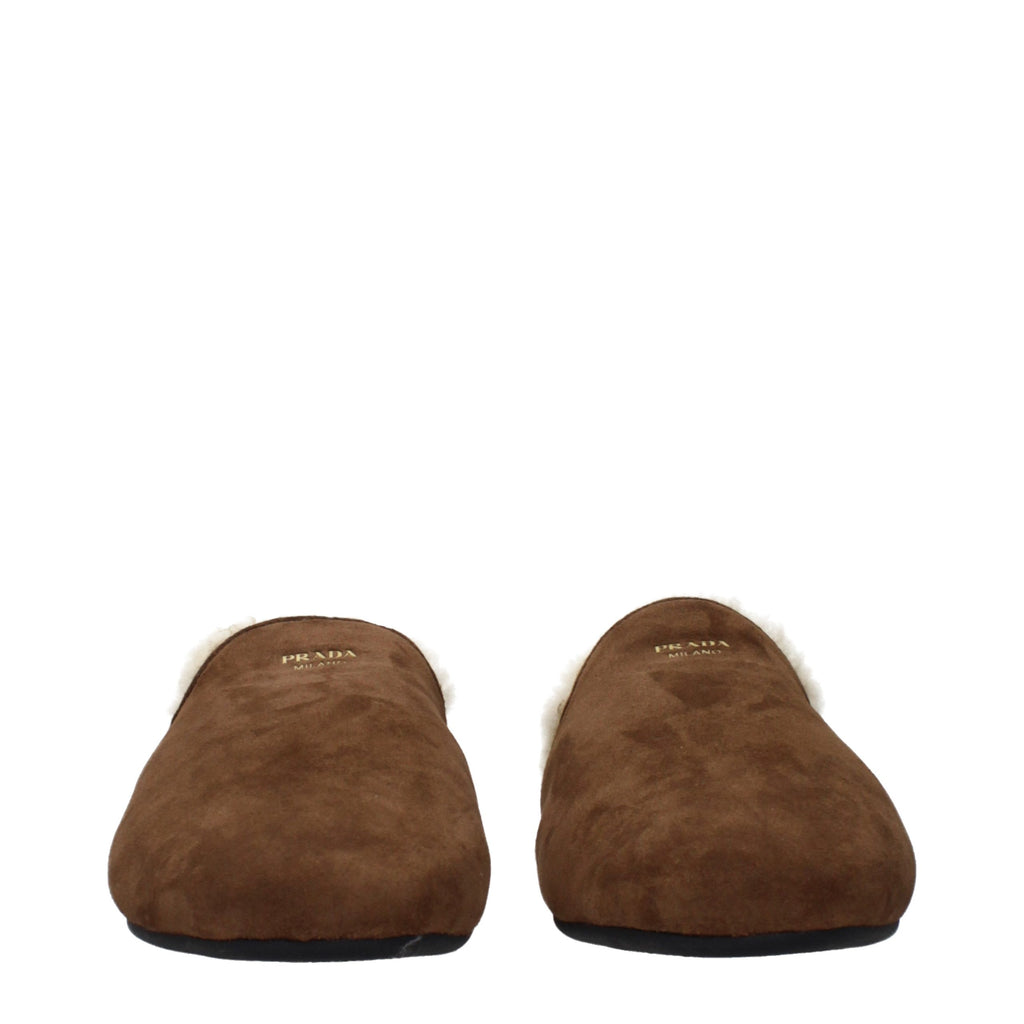 Brown Leather Slippers