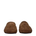 Brown Leather Slippers