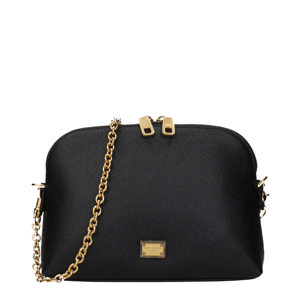 Black Leather Shoulder Bag