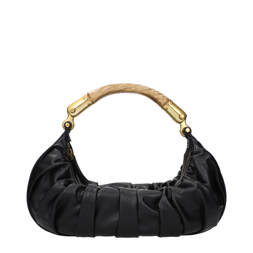 Black Leather Handbag