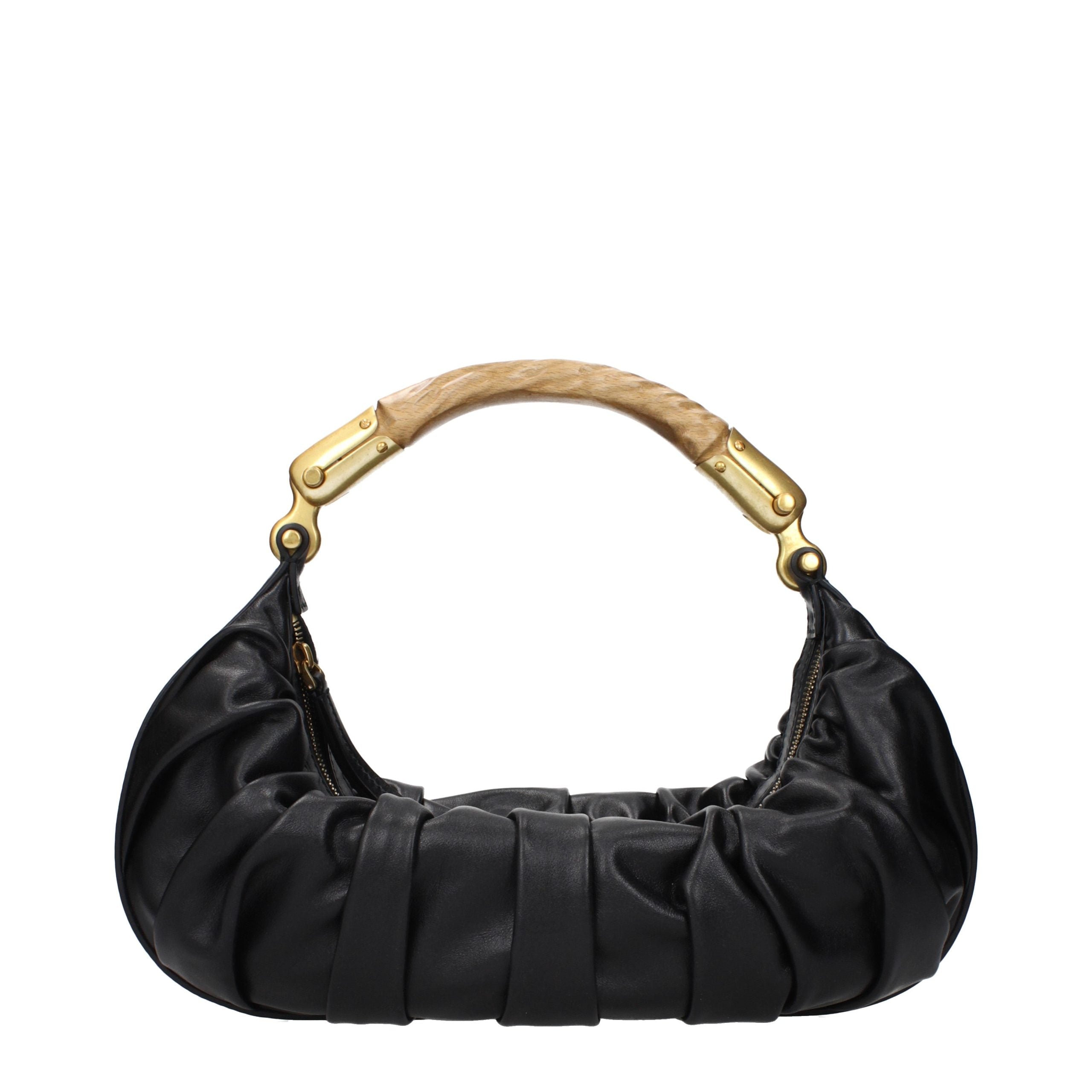 Black Leather Handbag