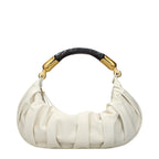 Beige Leather Handbag